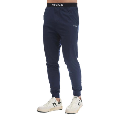 Navy - Front - Nicce Mens Oren Cuffed Lounge Pants