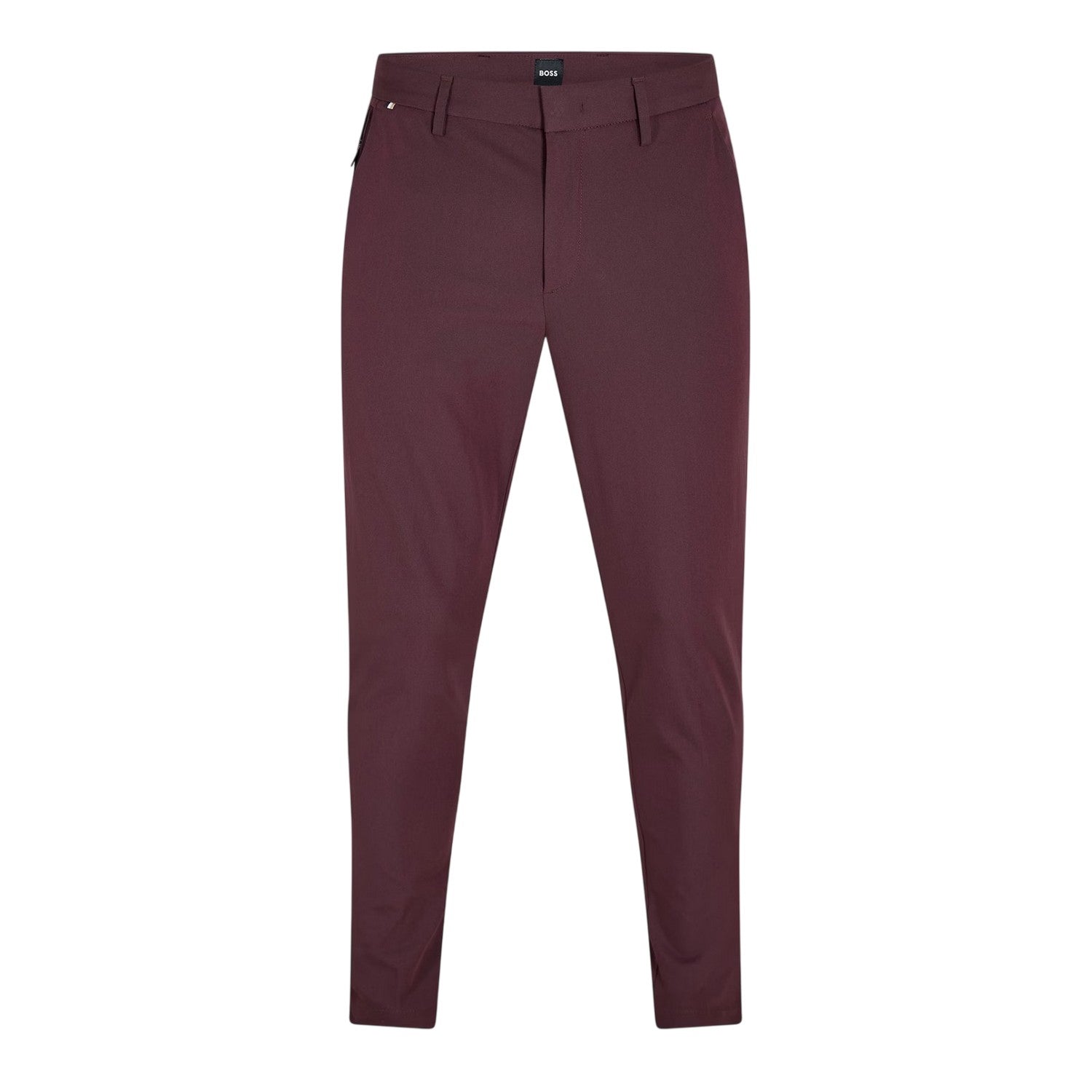 Red - Front - Boss Mens Kaito1 Trousers