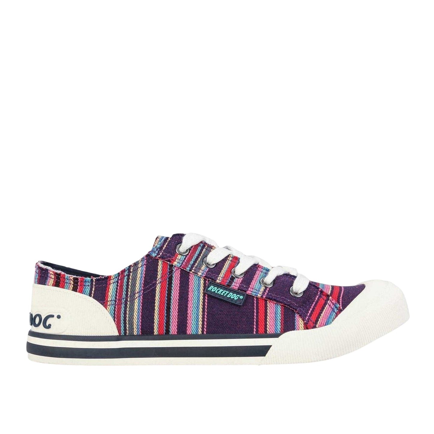 Purple - Front - Rocket Dog Womens-Ladies Jazzin Canvas Pumps