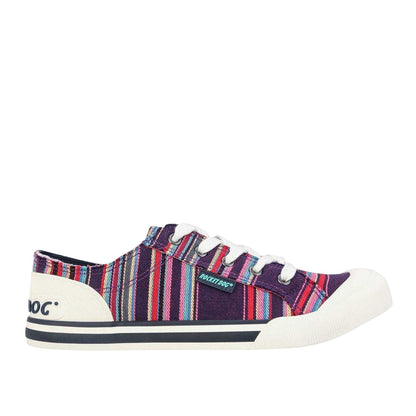 Purple - Front - Rocket Dog Womens-Ladies Jazzin Canvas Pumps