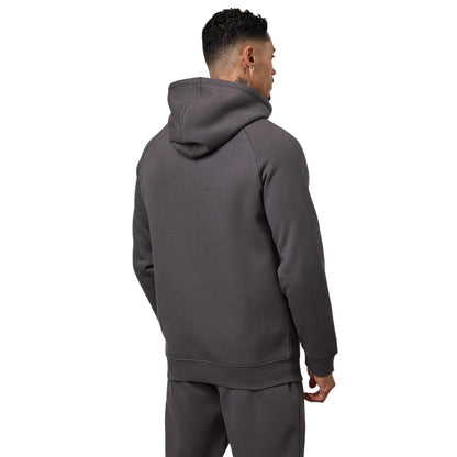 Graphite - Back - Gym King Mens Logo Raglan Raglan Hoodie