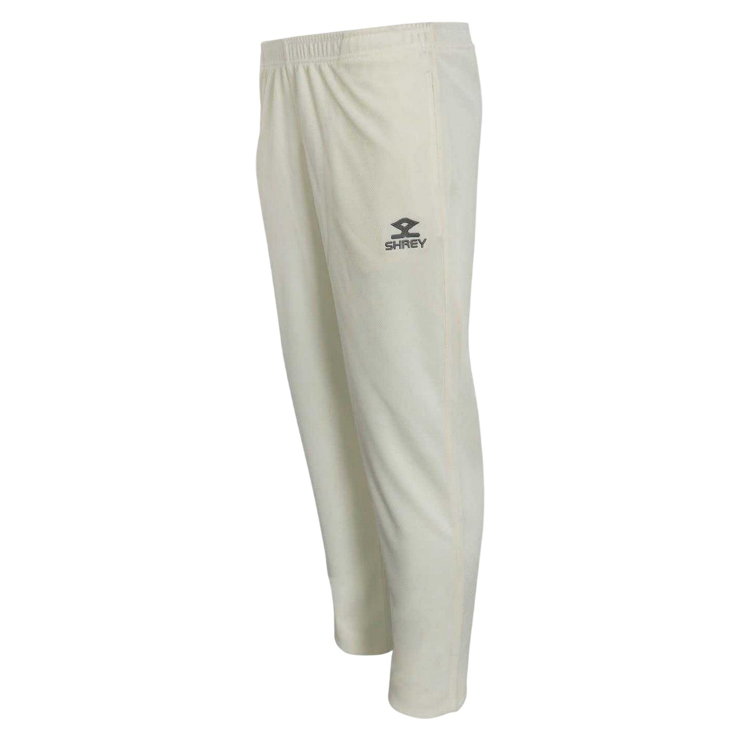 Off White - Side - Shrey Childrens-Kids Performance Playing Trousers