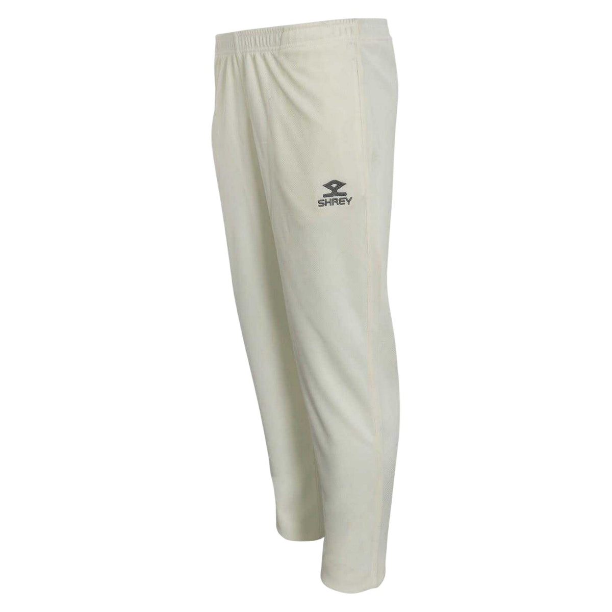Off White - Side - Shrey Childrens-Kids Performance Playing Trousers