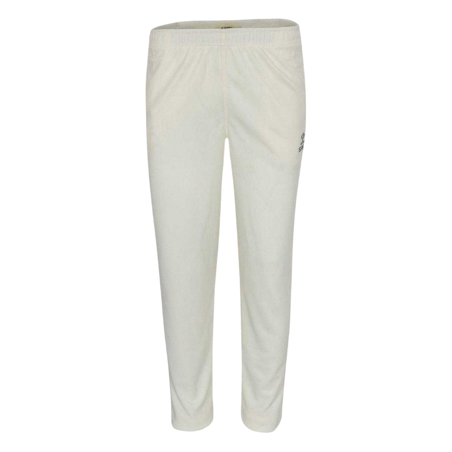 Off White - Front - Shrey Childrens-Kids Performance Playing Trousers