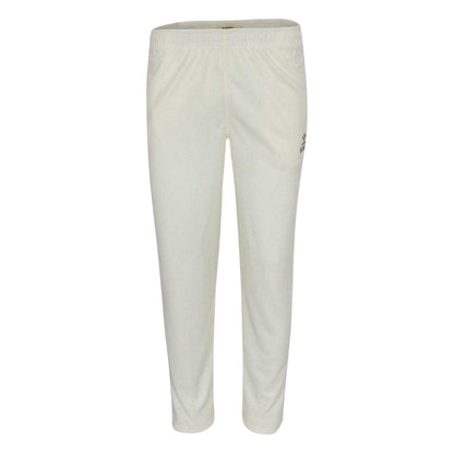 Off White - Front - Shrey Childrens-Kids Performance Playing Trousers