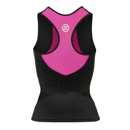 Pink - Back - Skins Womens-Ladies Tri 400 Sleeveless T-Shirt