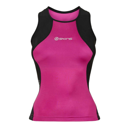 Pink - Front - Skins Womens-Ladies Tri 400 Sleeveless T-Shirt