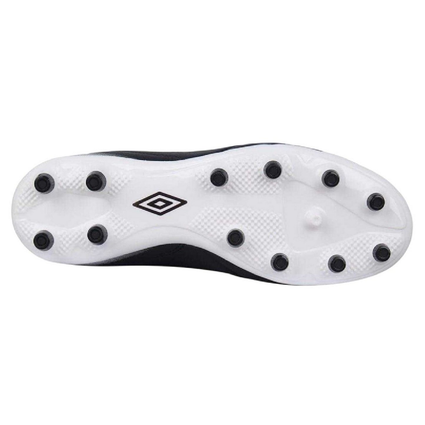 Black-White - Side - Umbro Womens-Ladies Calcio Firm Ground Football Boots
