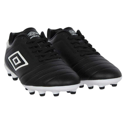 Black-White - Pack Shot - Umbro Womens-Ladies Calcio Firm Ground Football Boots