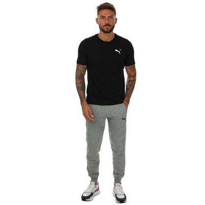 Black - Side - Puma Unisex Adult Small Logo T-Shirt