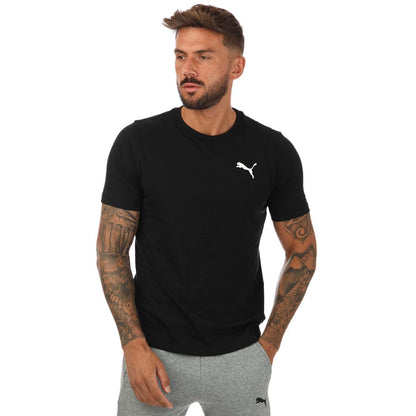 Black - Lifestyle - Puma Unisex Adult Small Logo T-Shirt