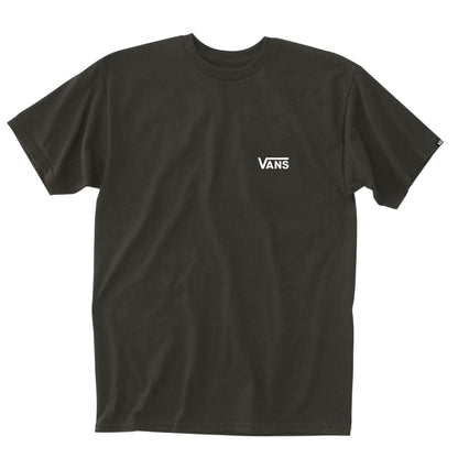 Black - Front - Vans Mens Logo Cotton T-Shirt