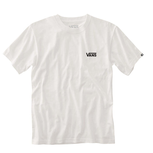 White - Front - Vans Mens Logo Cotton T-Shirt