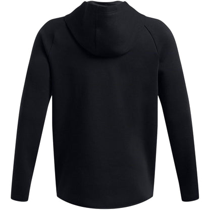 Black - Back - Under Armour Mens Raglan Athletic Hoodie