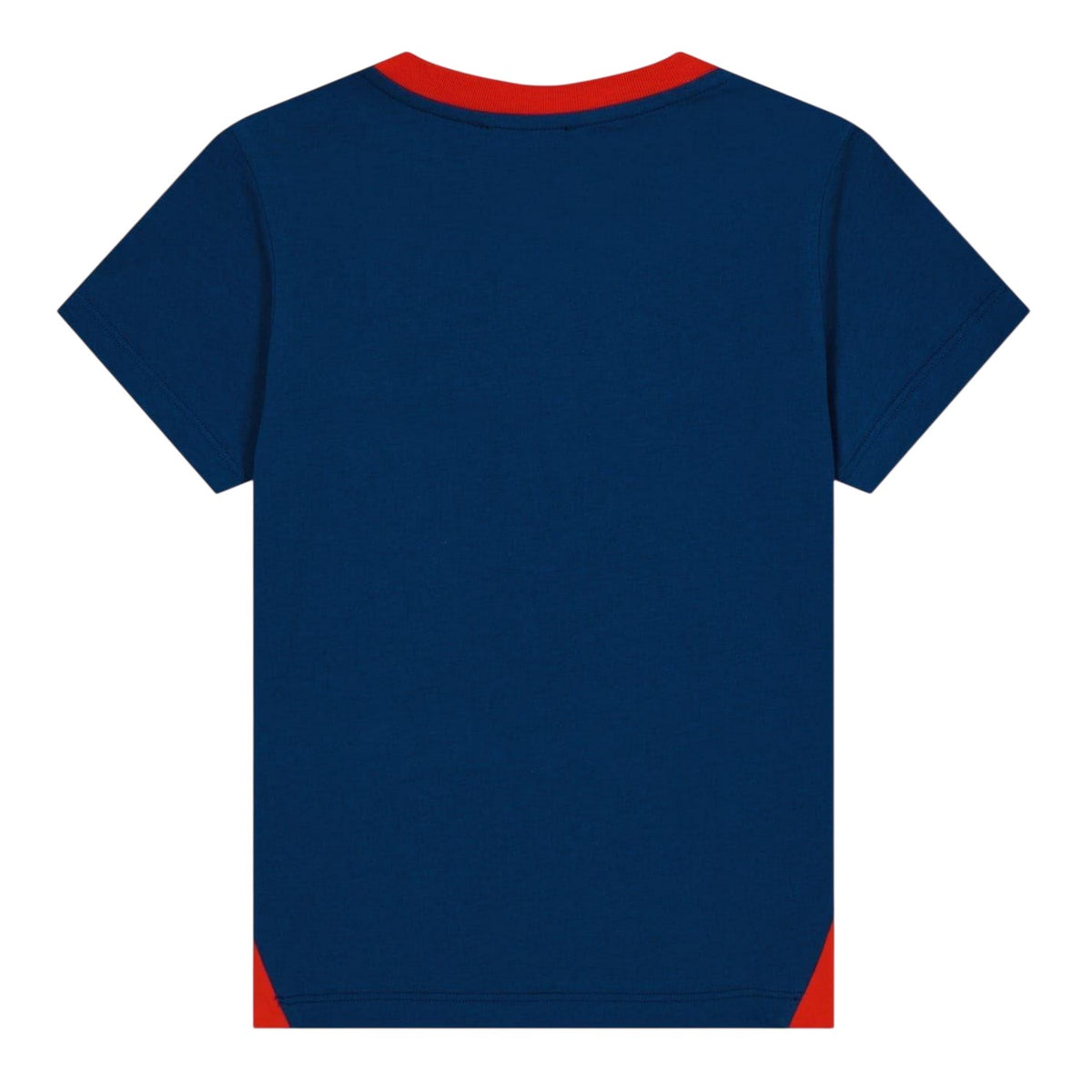 Navy-Red - Back - Missoni Childrens-Kids Logo Regular T-Shirt