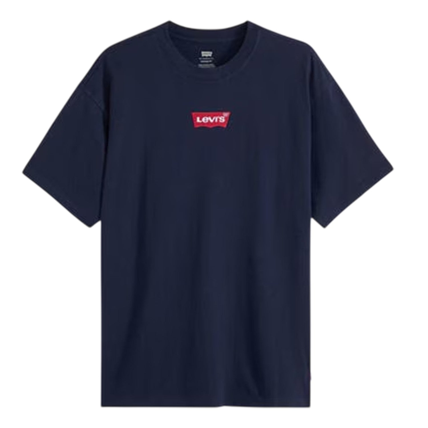 Navy - Front - Levis Mens Bold Logo Regular T-Shirt