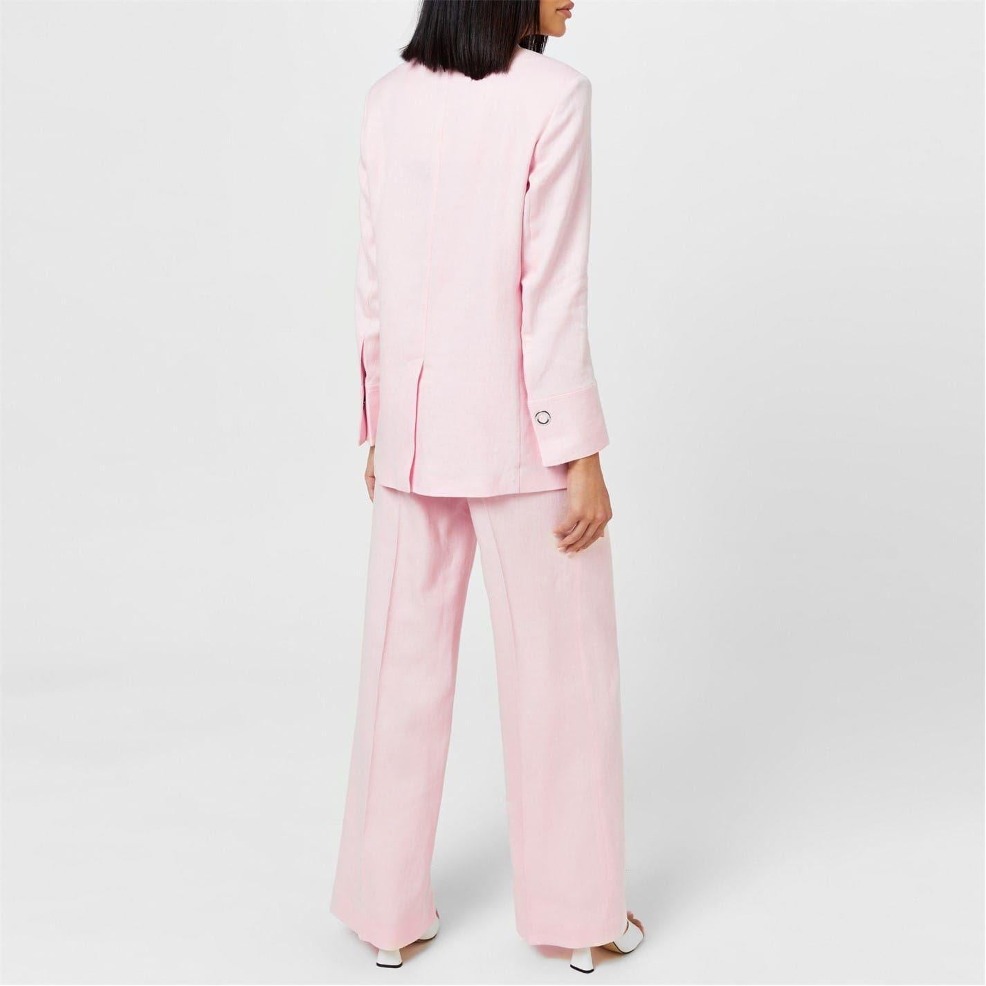 Light Pink - Lifestyle - Boss Womens-Ladies Tapito Knitted Tailored Trousers