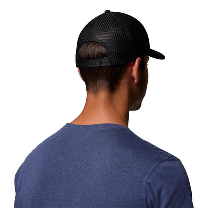 Black - Back - Columbia Mesh Trucker Cap