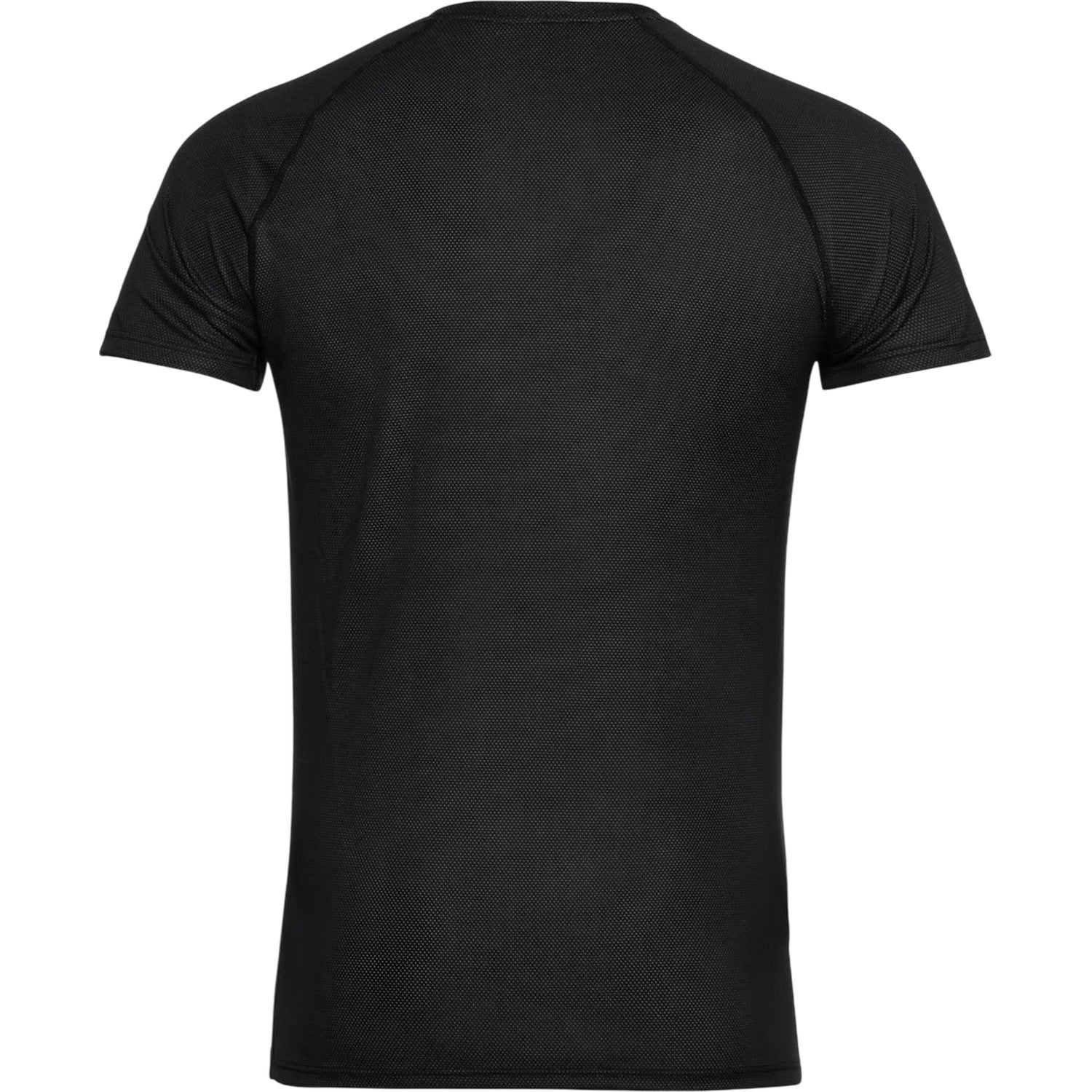 Black - Back - Odlo Mens Crew Neck Slim T-Shirt