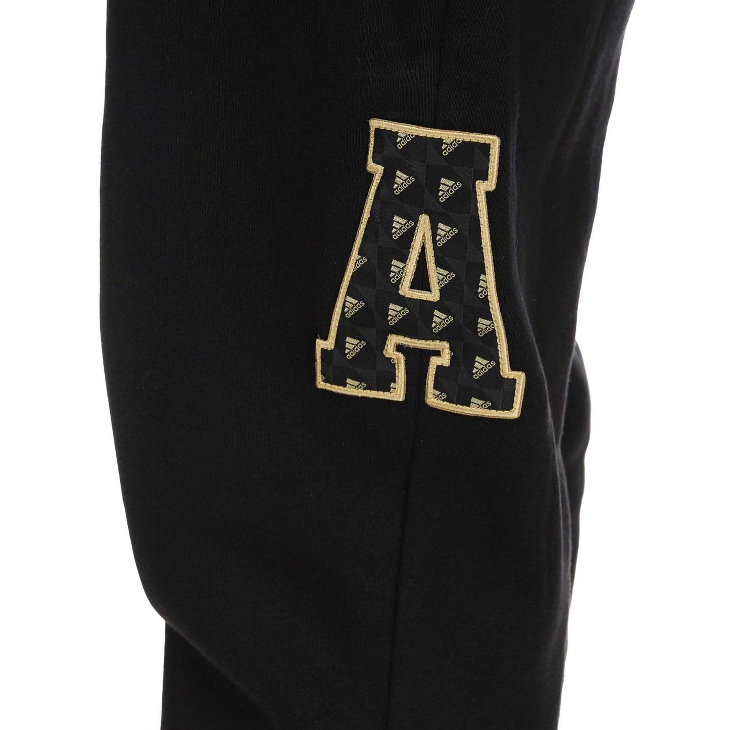 Black - Side - Adidas Mens All SZN X Logomania Jogging Bottoms