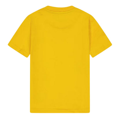 Yellow - Back - Farah Boys Spectra Embroidered Logo T-Shirt