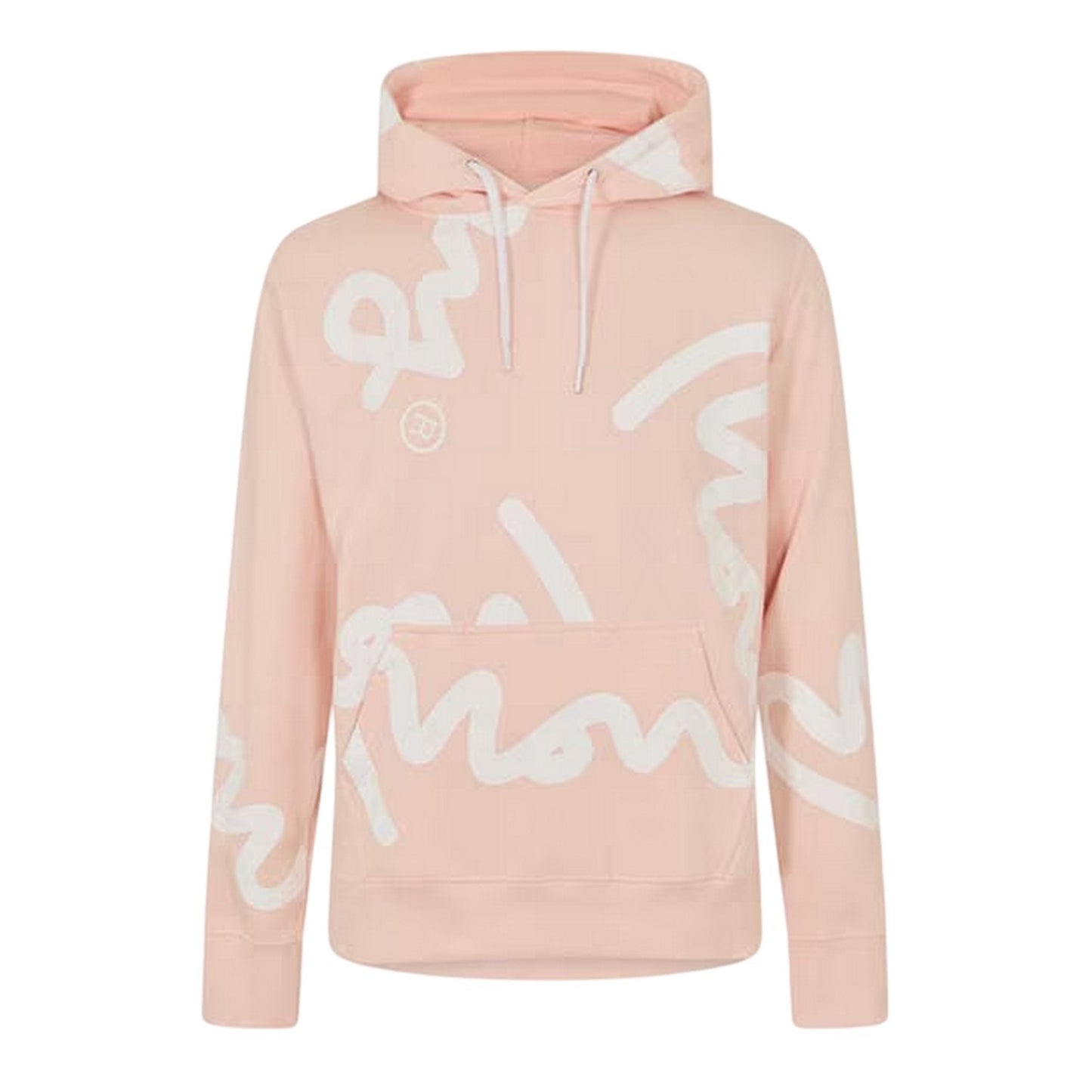 Pink - Front - Money Mens Signature Hoodie