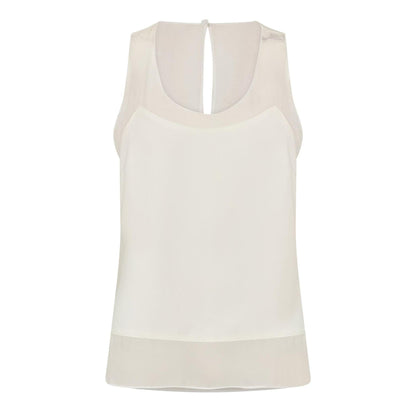 Ivory - Front - Ted Baker Womens-Ladies Racerback Sleeveless Vest Top