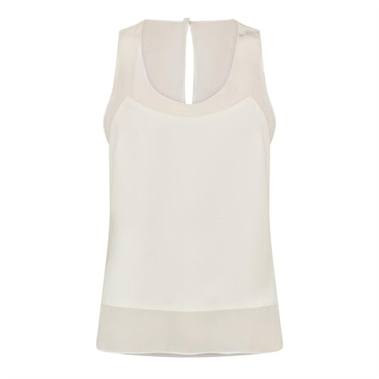 Ivory - Front - Ted Baker Womens-Ladies Racerback Sleeveless Vest Top