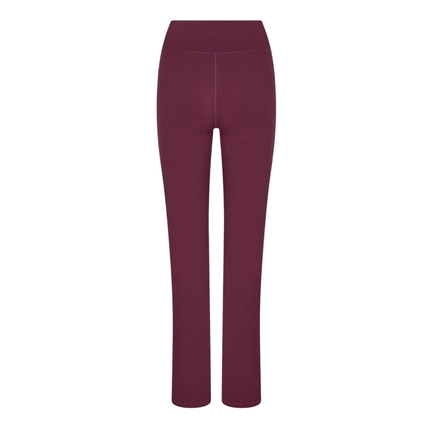 Dark Cherry - Back - USA Pro Womens-Ladies Flared Leggings