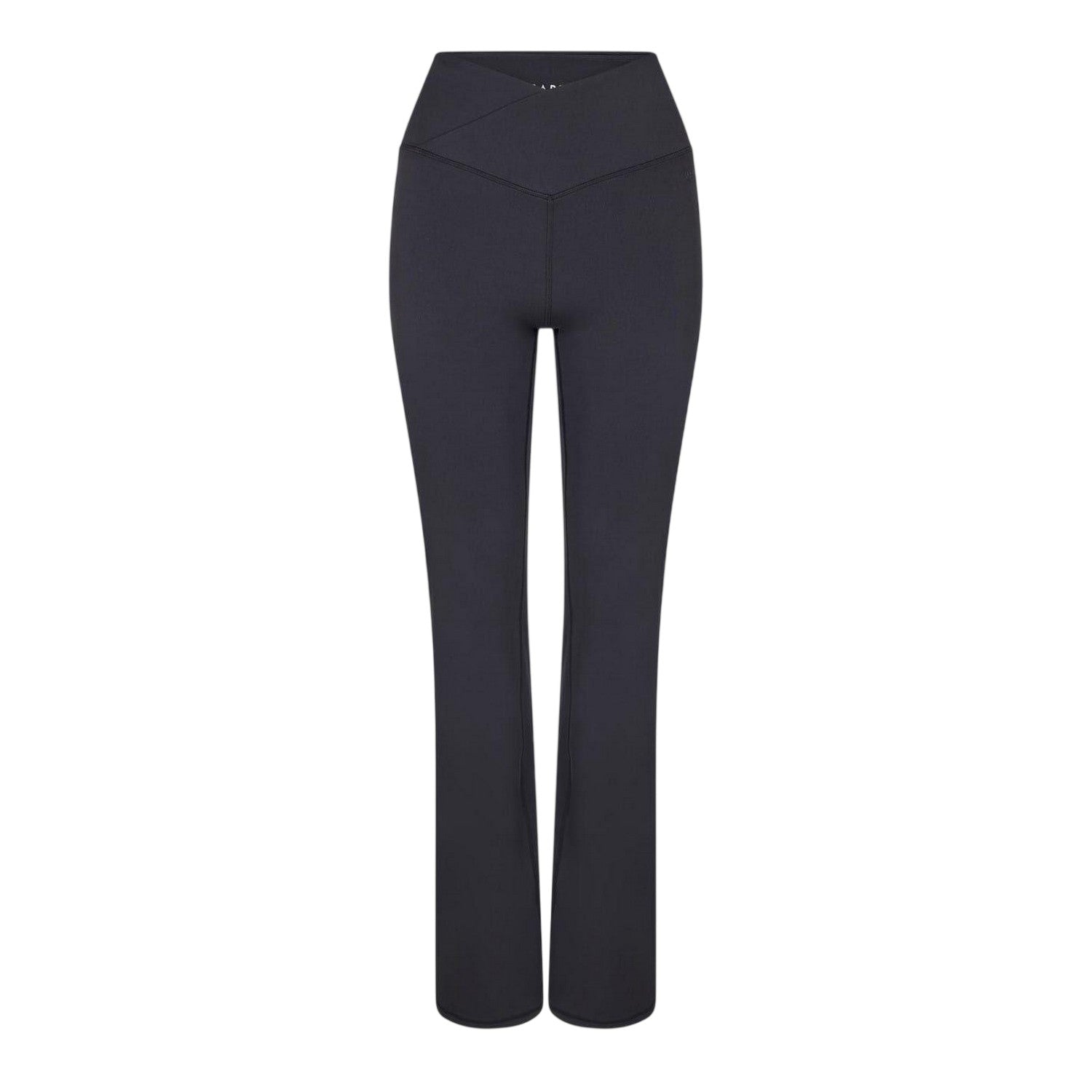 Black - Front - USA Pro Womens-Ladies Flared Leggings