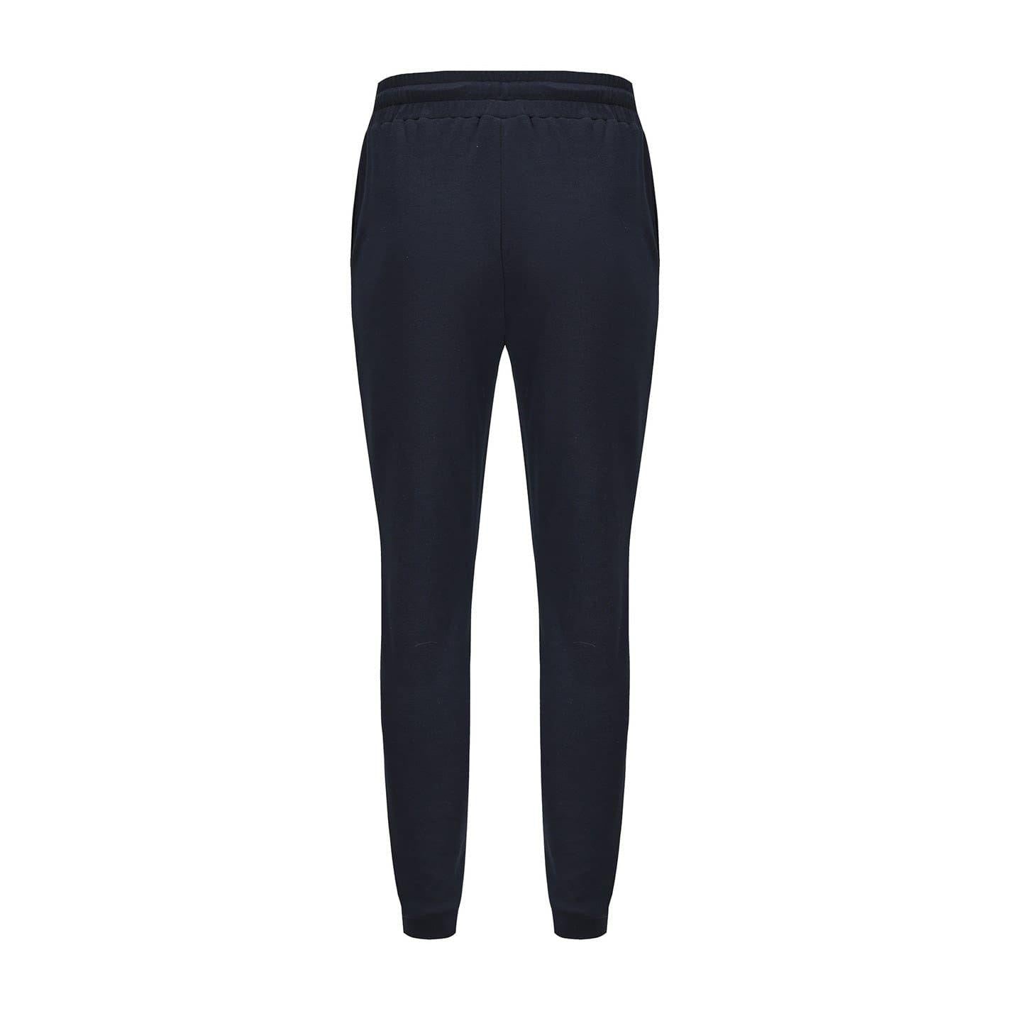 Navy - Back - Slazenger Womens-Ladies Interlock Jogging Bottoms