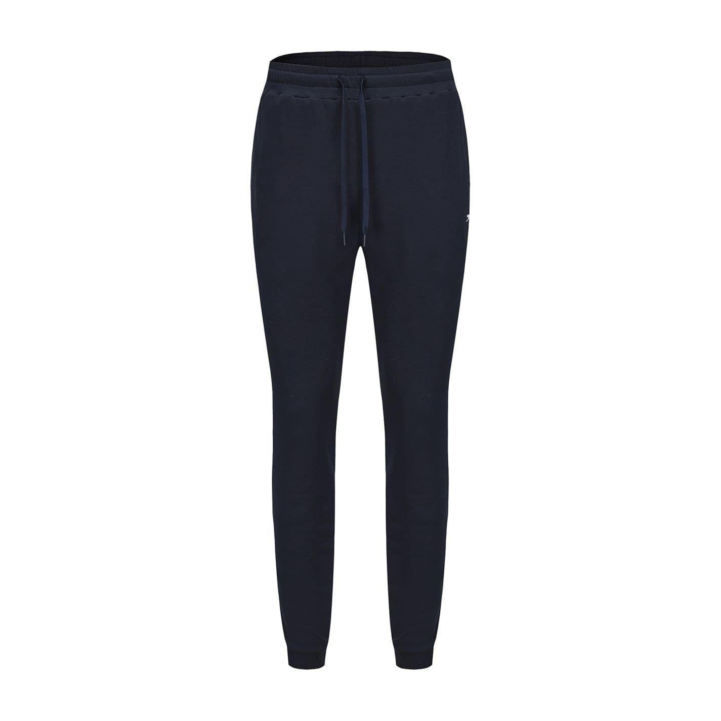 Navy - Front - Slazenger Womens-Ladies Interlock Jogging Bottoms