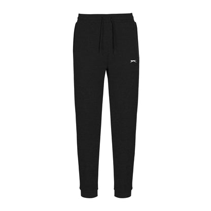 Black - Front - Slazenger Womens-Ladies Interlock Jogging Bottoms
