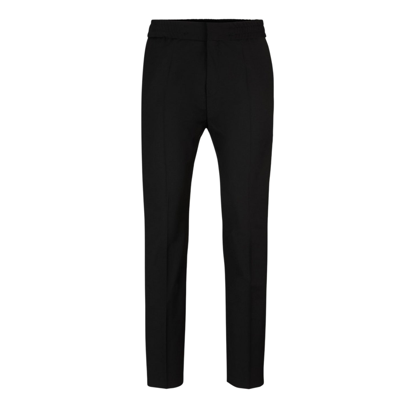 Black - Front - Hugo Mens Extra-Slim Trousers
