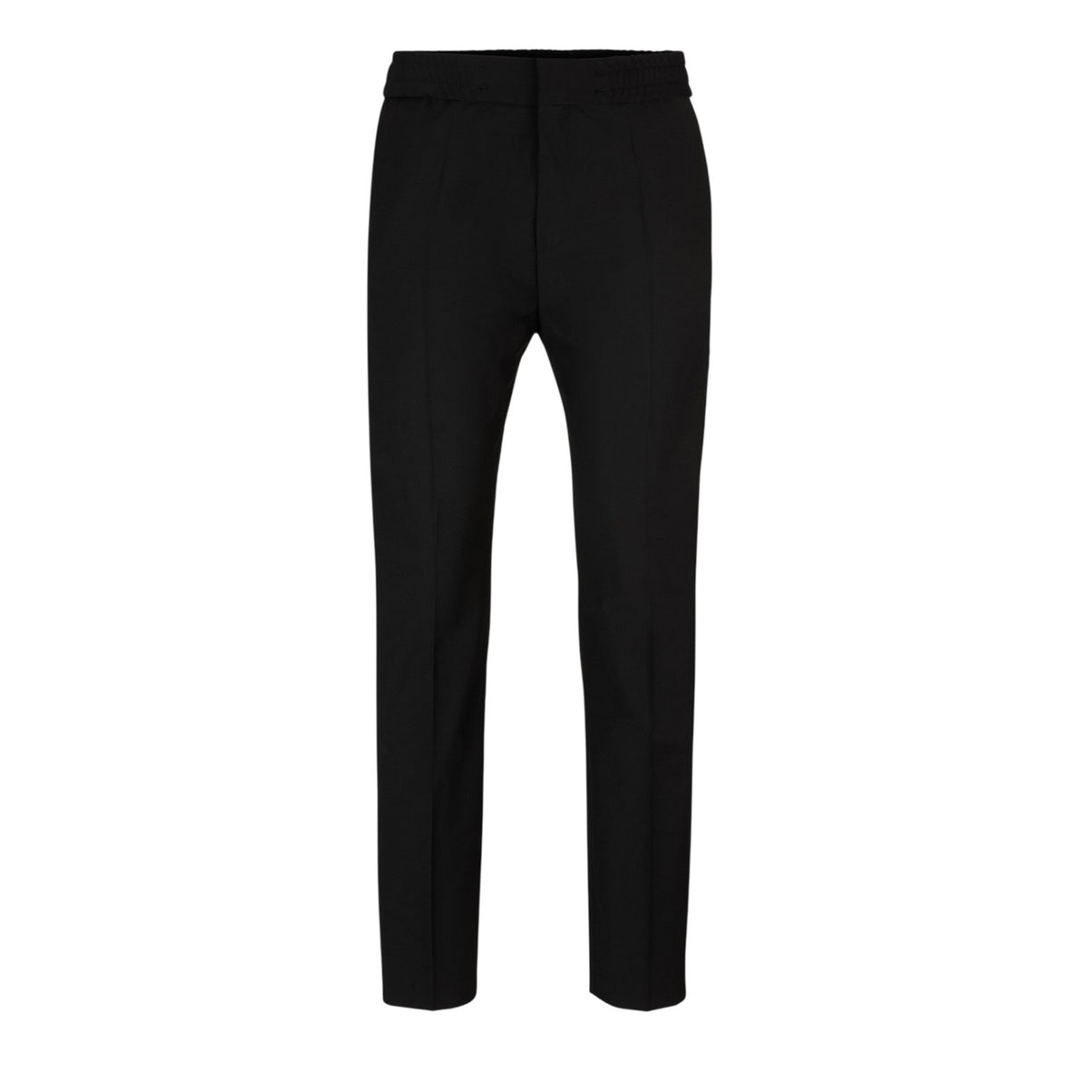 Black - Front - Hugo Mens Extra-Slim Trousers