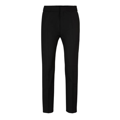 Black - Front - Hugo Mens Extra-Slim Trousers