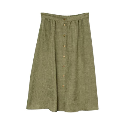 Laurel Wreath - Front - Vero Moda Womens-Ladies Laney A-line Midi Skirt