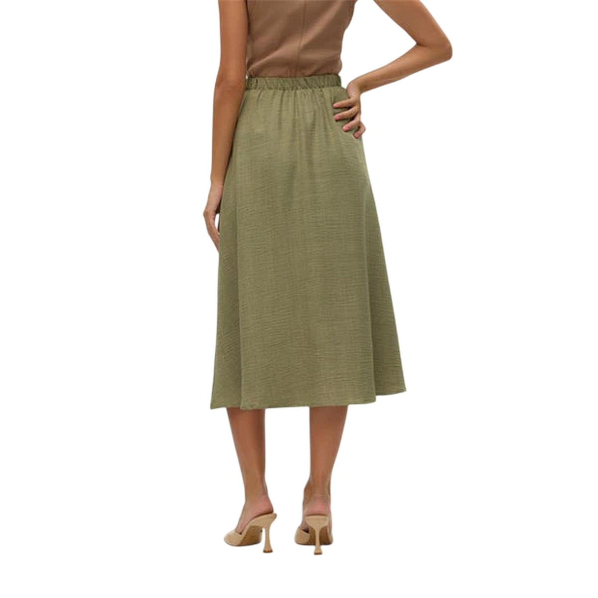 Laurel Wreath - Back - Vero Moda Womens-Ladies Laney A-line Midi Skirt