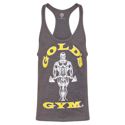 Grey - Front - Gold´s Gym Mens Muscle Joe Cotton Vest Top