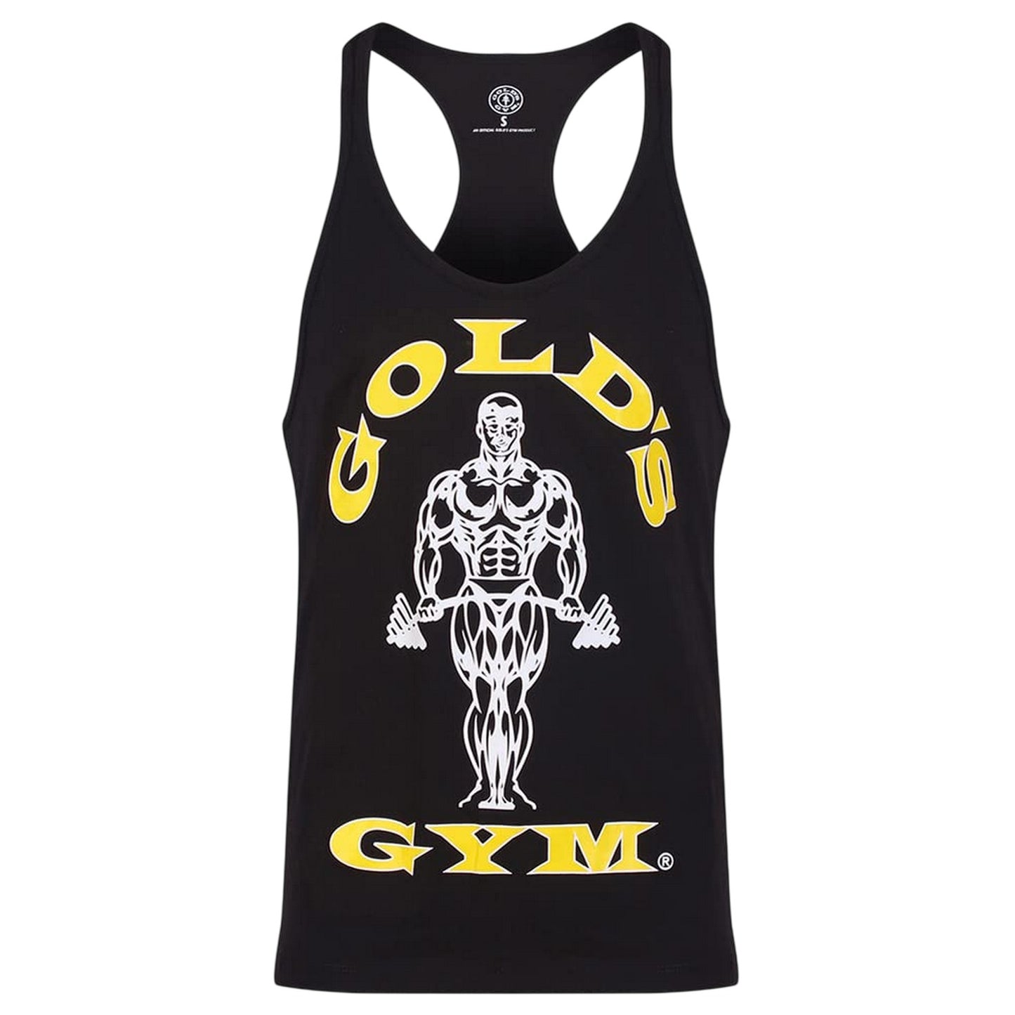 Black - Front - Gold´s Gym Mens Muscle Joe Cotton Vest Top