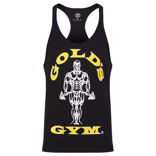 Black - Front - Gold´s Gym Mens Muscle Joe Cotton Vest Top