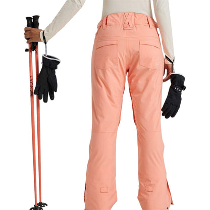 Peach Pink - Back - Roxy Womens-Ladies Backyard Ski Trousers