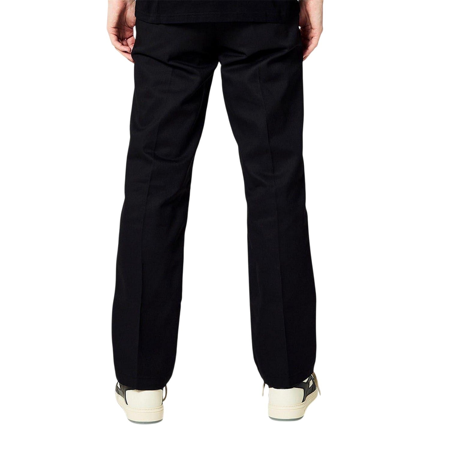 Black - Back - Dickies Mens Cotton Blend Slim Trousers