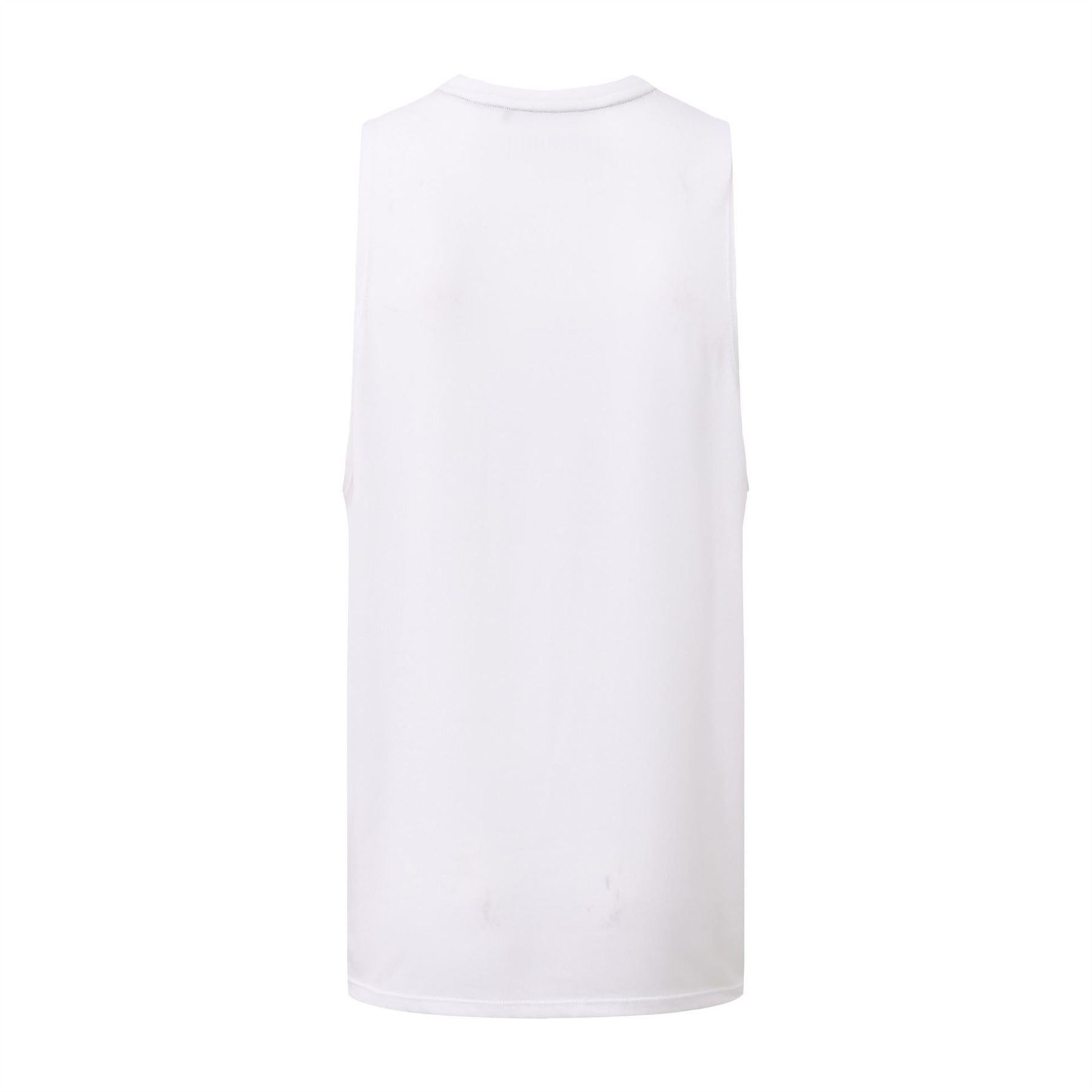 White - Back - Everlast Mens Vest Top