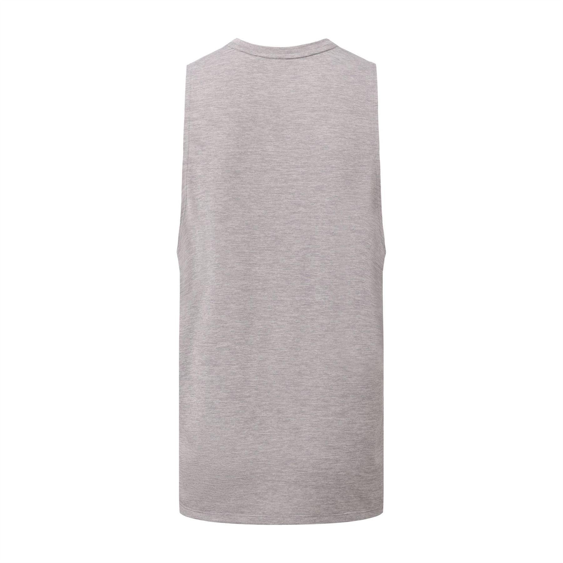 Grey - Back - Everlast Mens Vest Top
