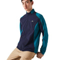 Navy - Back - Lacoste Mens Collapsible Sports Golf Jacket