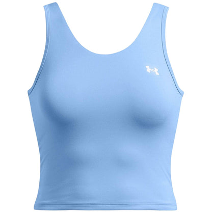 Blue - Front - Under Armour Womens-Ladies Motion EMEA Slim Tank Top