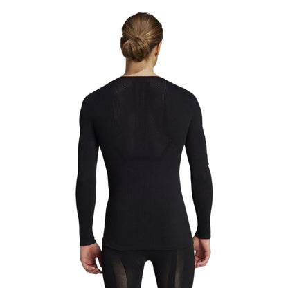Black - Back - Adidas Mens Terrex Merino Wool Long-Sleeved T-Shirt