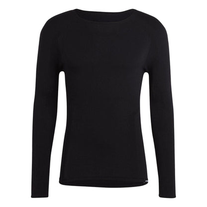 Black - Front - Adidas Mens Terrex Merino Wool Long-Sleeved T-Shirt