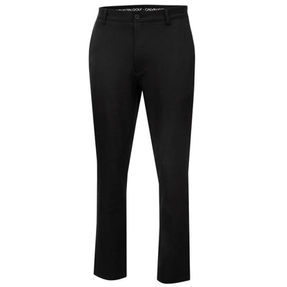 Black - Front - Calvin Klein Mens Bullet Stretch Golf Trousers